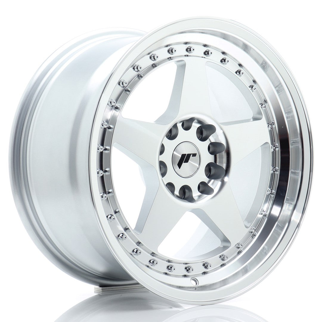 Alu kola Japan Racing JR6 17x9 ET25 5x114/120 Silver Machined Face