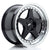 Alu kola Japan Racing JR6 17x9 ET20-35 5H BLANK Gloss Black w/ Machined Lip