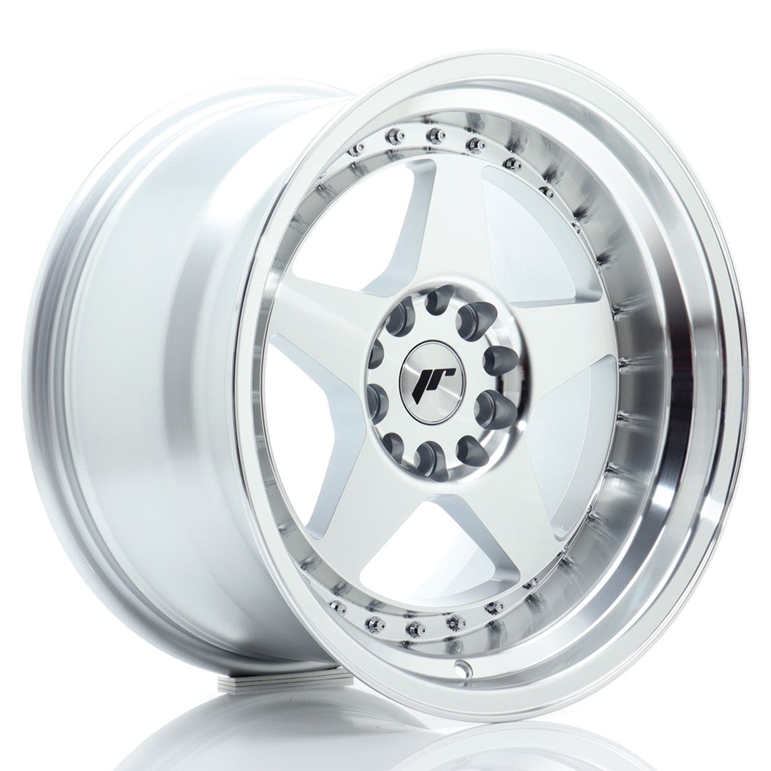 Alu kola Japan Racing JR6 17x10 ET20 5x114/120 Silver Machined Face