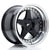 Alu kola Japan Racing JR6 17x10 ET0-20 5H BLANK Gloss Black w/ Machined Lip