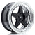 Alu kola Japan Racing JR6 18x8,5 ET20-40 5H BLANK Gloss Black w/ Machined Lip