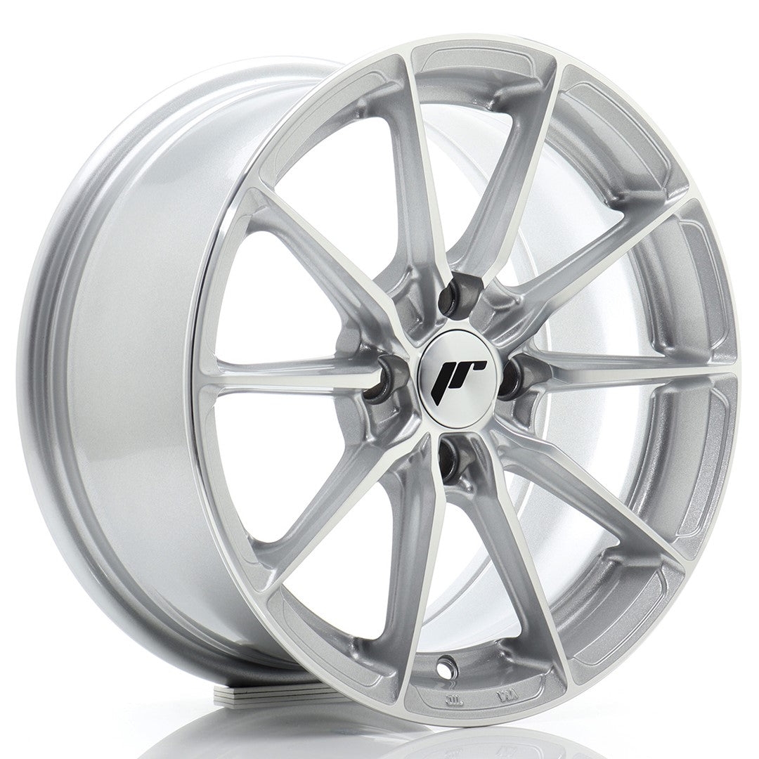 Alu kola Japan Racing JR37 15x7 ET38 4x100 Silver Machined Face