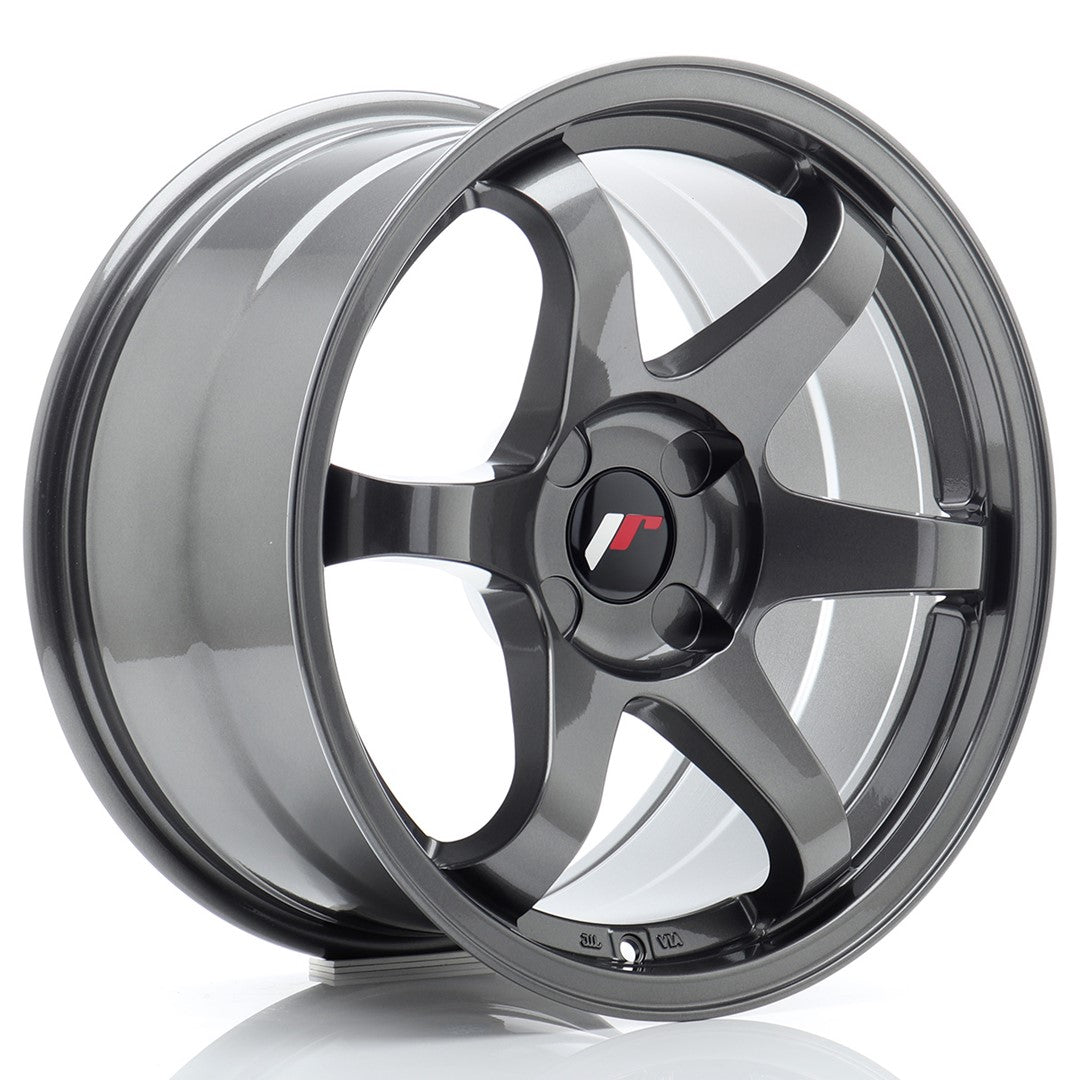 Alu kola Japan Racing JR3 17x9 ET20-35 4H BLANK Gun Metal | Wheelsup.cz