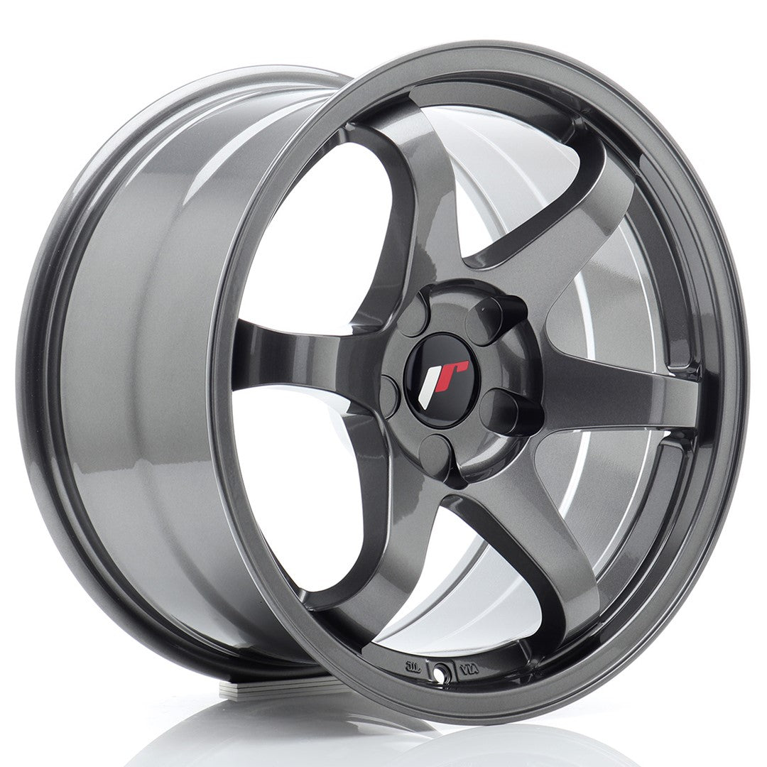 Alu kola Japan Racing JR3 17x9 ET20-35 5H BLANK Gun Metal | Wheelsup.cz