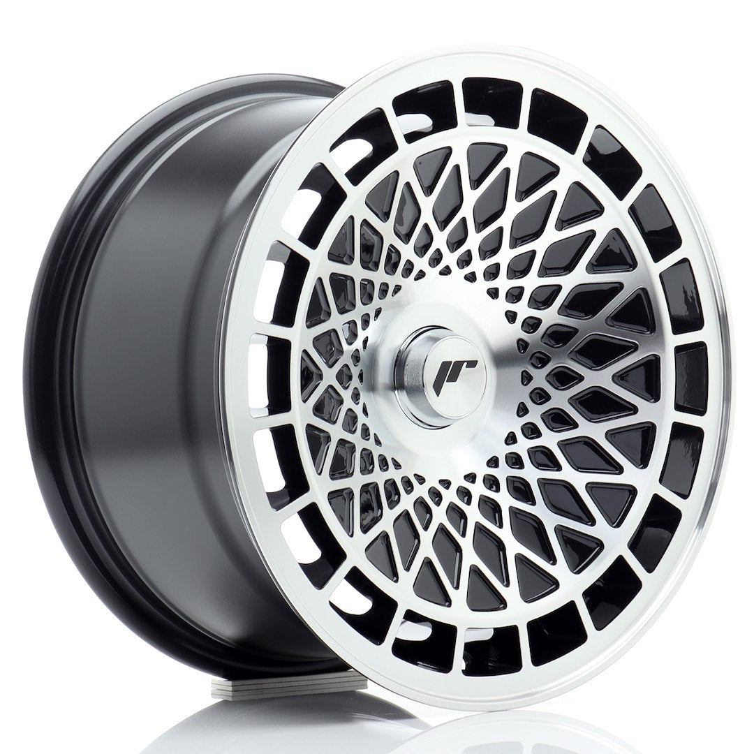 Alu kola Japan Racing JR14 15x8 ET15-25 BLANK Gloss Black Machined Face | Wheelsup.cz
