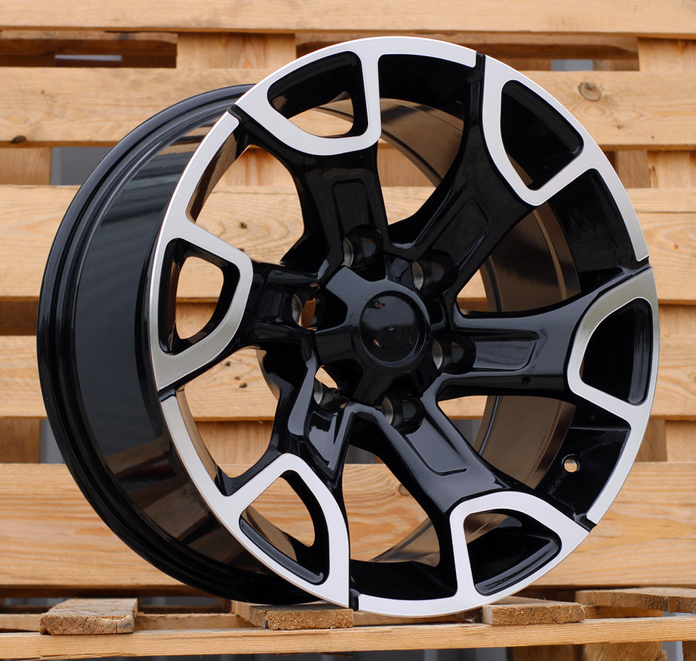 Alu kola pro Toyota I6126 9x17 6x139.7 ET 106.1 Black Polished