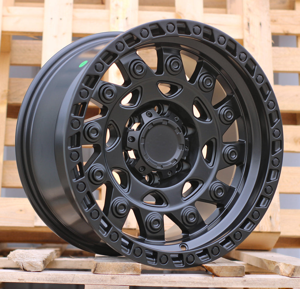 Alu kola pro Offroad H974D 9x17 6x139.7 ET0 110.1 Black Matt | Wheelsup.cz