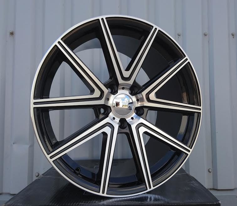 Alu kola Racing Line XFE07 9.5x18 5x114.3 ET35 67.1 Black Polished | Wheelsup.cz