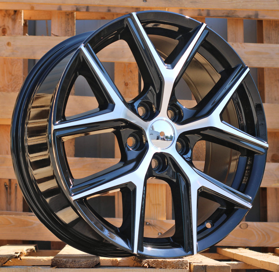 Alu kola pro Racing Line B1344 7.5x18 5x114.3 ET45 Black Polished