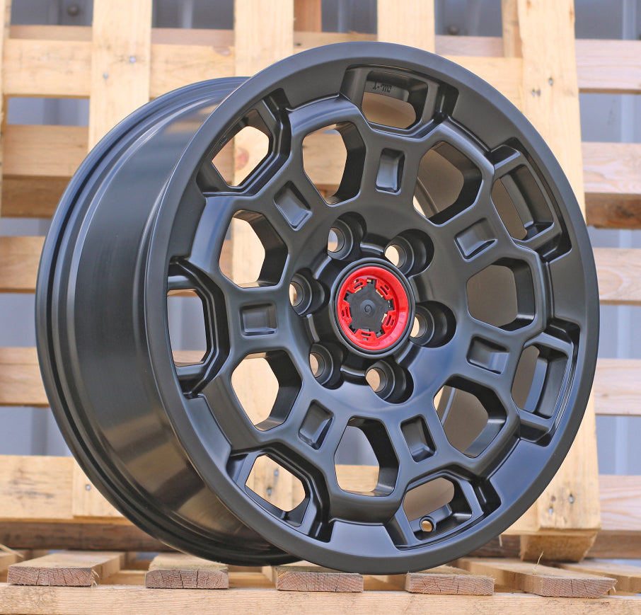 Alu kola pro Offroad F1858A 8.5x18 6x139.7 ET47.5 Black Half Matt