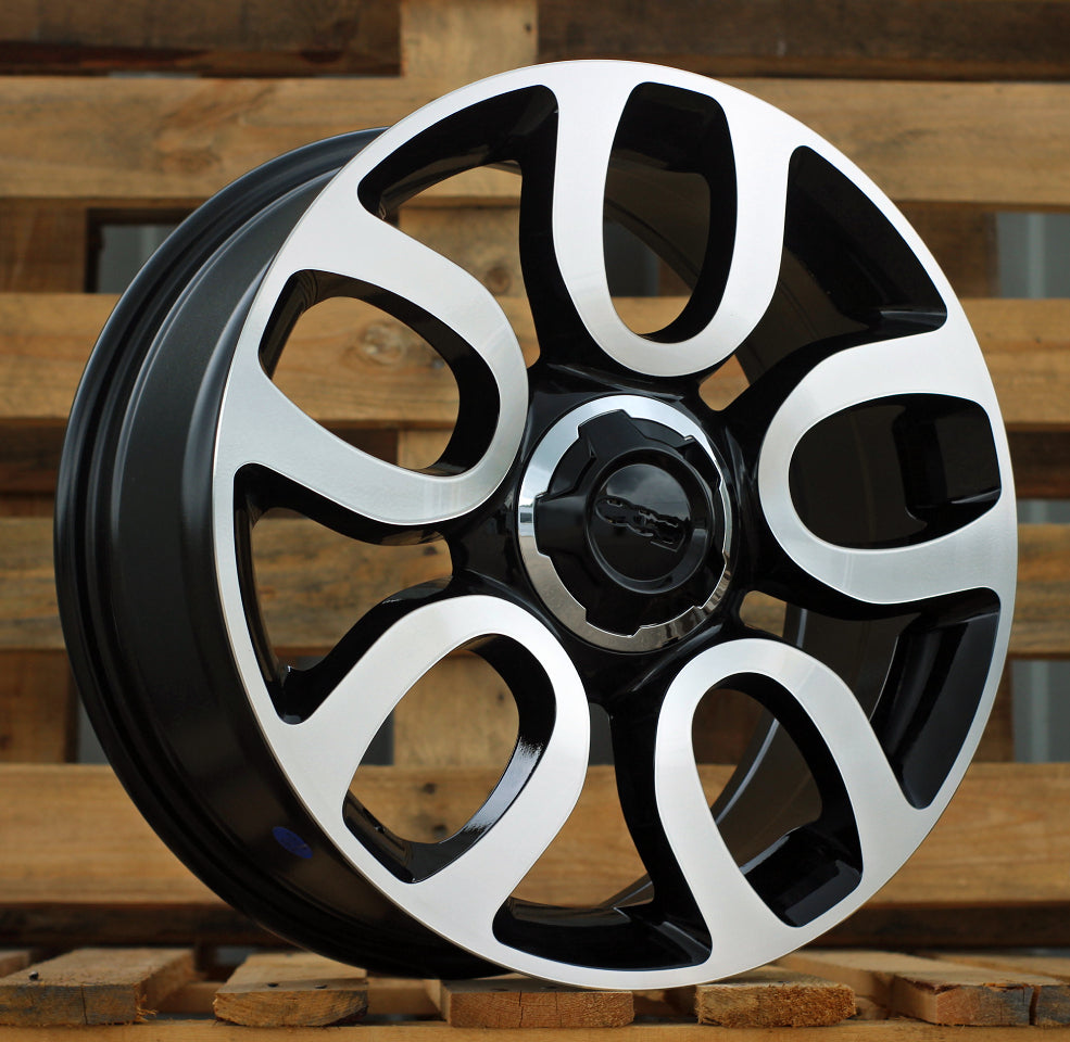 Alu kola pro Fiat L1291 7x17 5x98 ET41 Black Polished