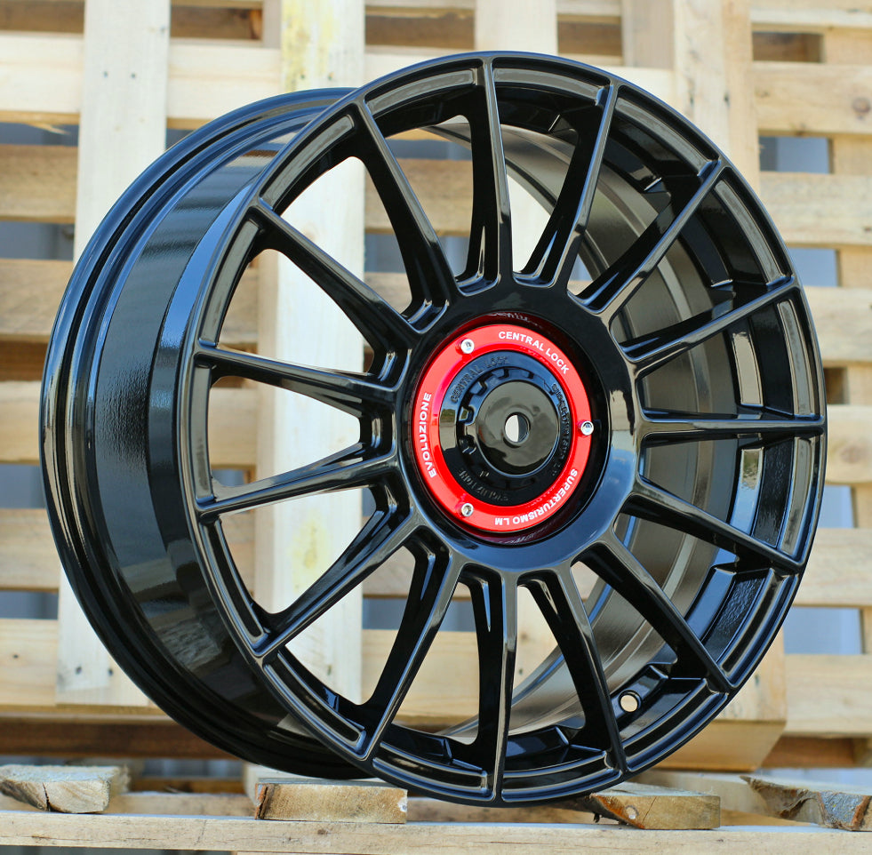 Alu kola pro Racing Line I0257 8x18 5x112 ET40 66.6 Black | Wheelsup.cz