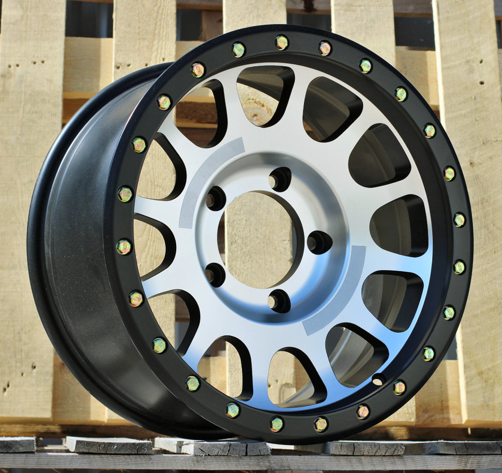 Alu kola pro Offroad H1002B 8.5x17 5x150 ET 110.1 Black Polished Matt