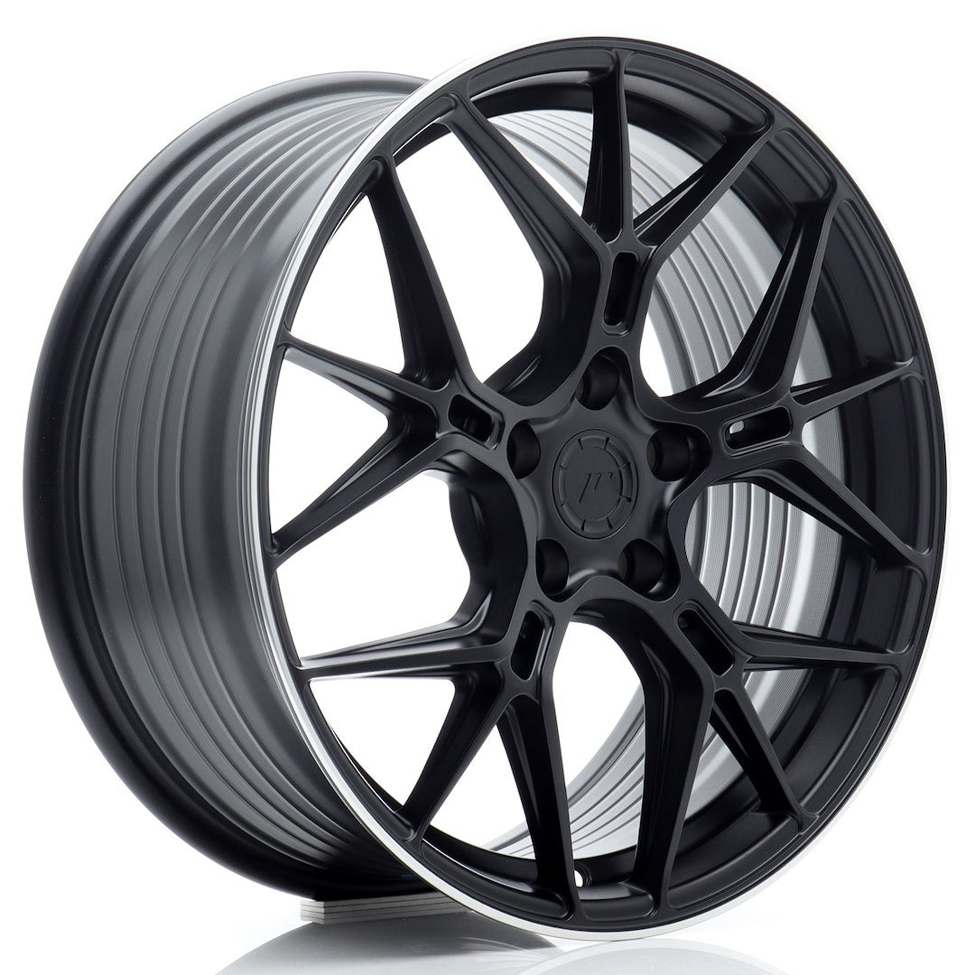 Alu kola Japan Racing JR51 18x8 ET45 5x112 Satin Black w/ Machined Lip | Wheelsup.cz