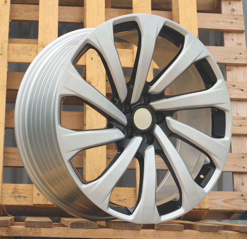 Alu kola pro Land Rover FBX191 9.5x22 5x120 ET42.5 72.6 Silver Black