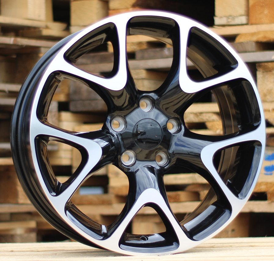 Alu kola Opel E236 16x6.5 5x110 ET39 Machined black