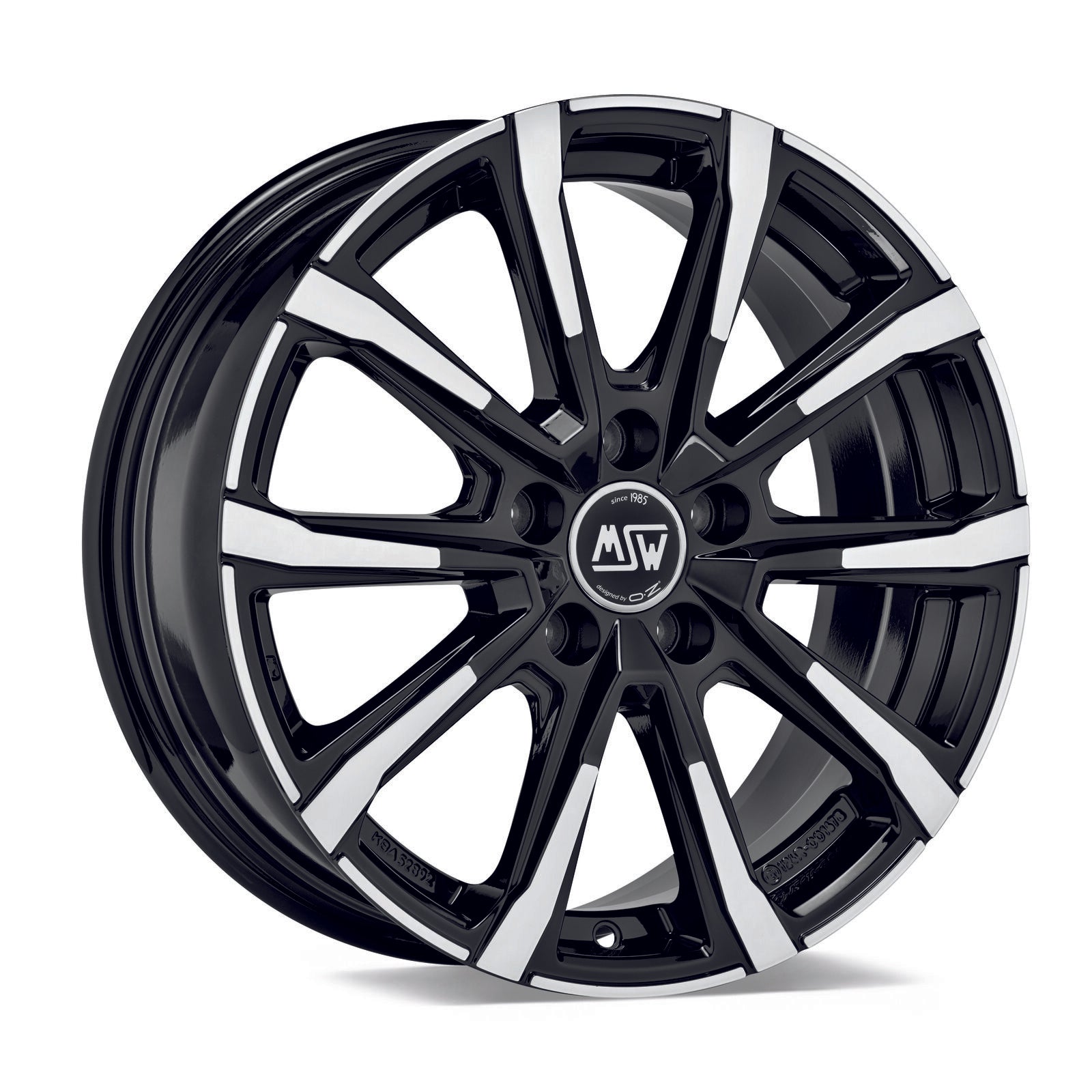 Alu kola MSW 79 7x17 5x100 ET48 56,1 černá WheelsUp