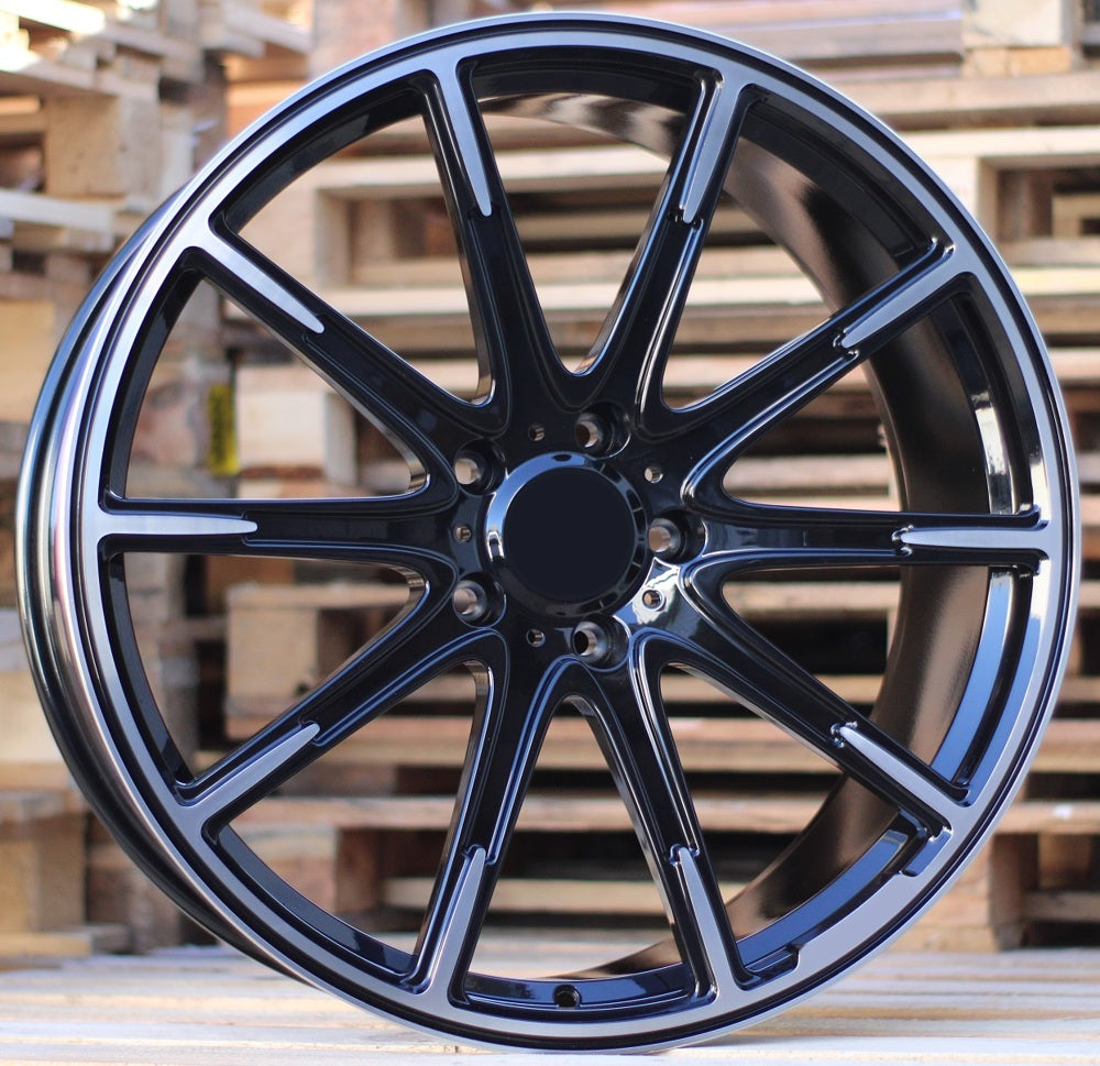 Alu kola pro Mercedes FMB23 10x22 5x130 ET30 84.1 Black Polished