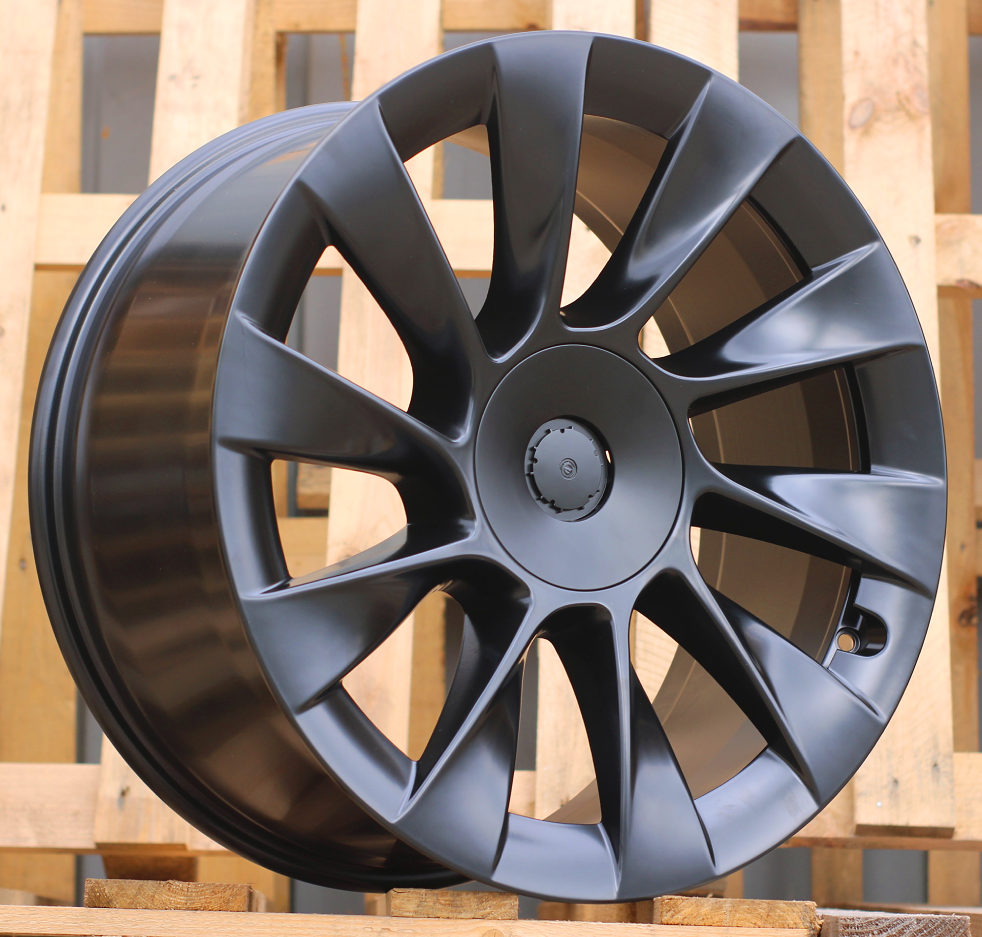Alu kola pro Tesla D1797 9.5x19 5x114.3 ET45 64.1 Black Matt