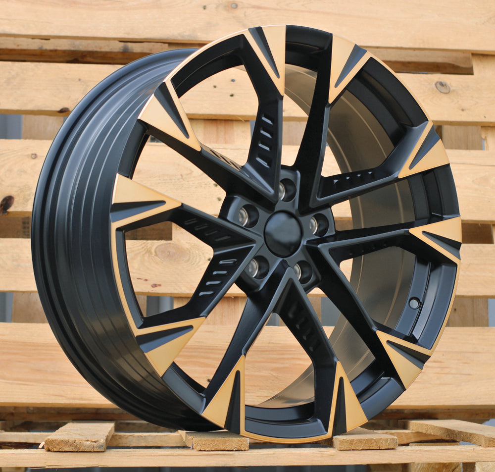 Alu kola pro Cupra YF1150 8x18 5x112 ET40 57.1 Black Polished Half Matt Cooper