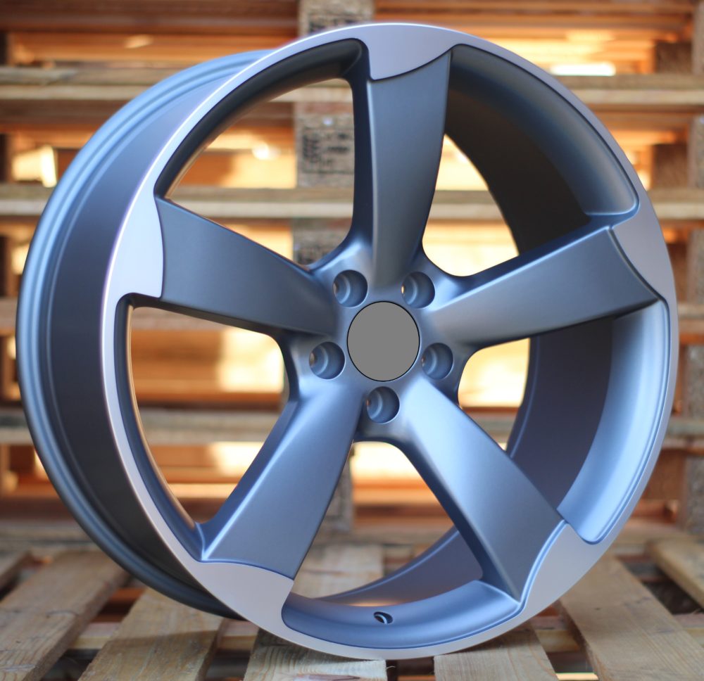 Alu kola pro Audi BK217 7.5x17 5x112 ET35 Grey Polished Half Matt
