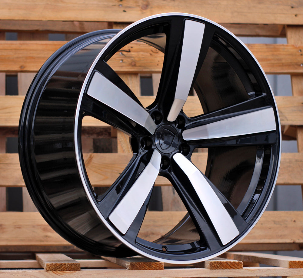 Alu kola pro Porsche 3S1239 9.5x21 5x112 ET26 Black Polished