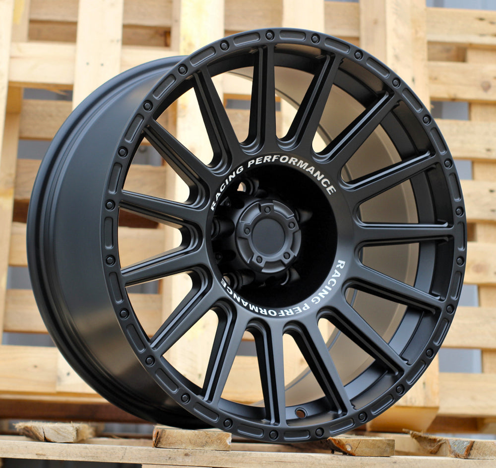 Alu kola pro Offroad FBX026 9x17 6x114.3 ET5 66.1 Black Matt+Text