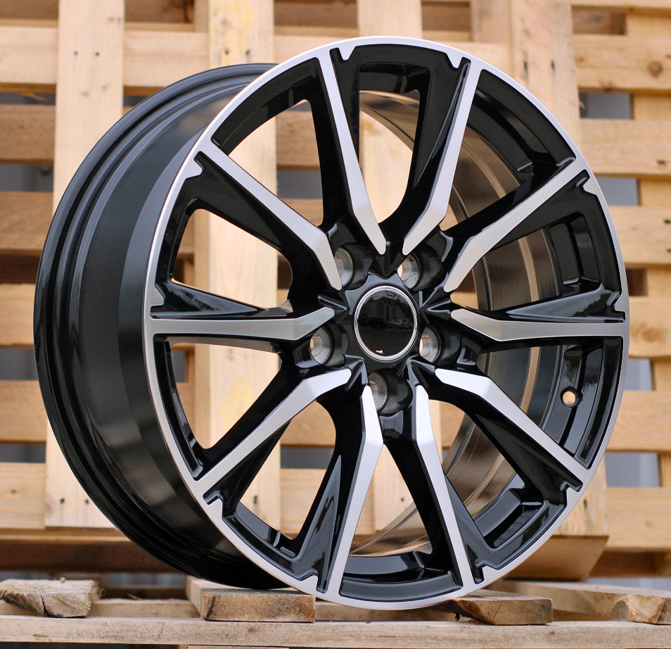 Alu kola pro Toyota H3347F 7.5x17 5x114.3 ET40 60.1 Black Polished