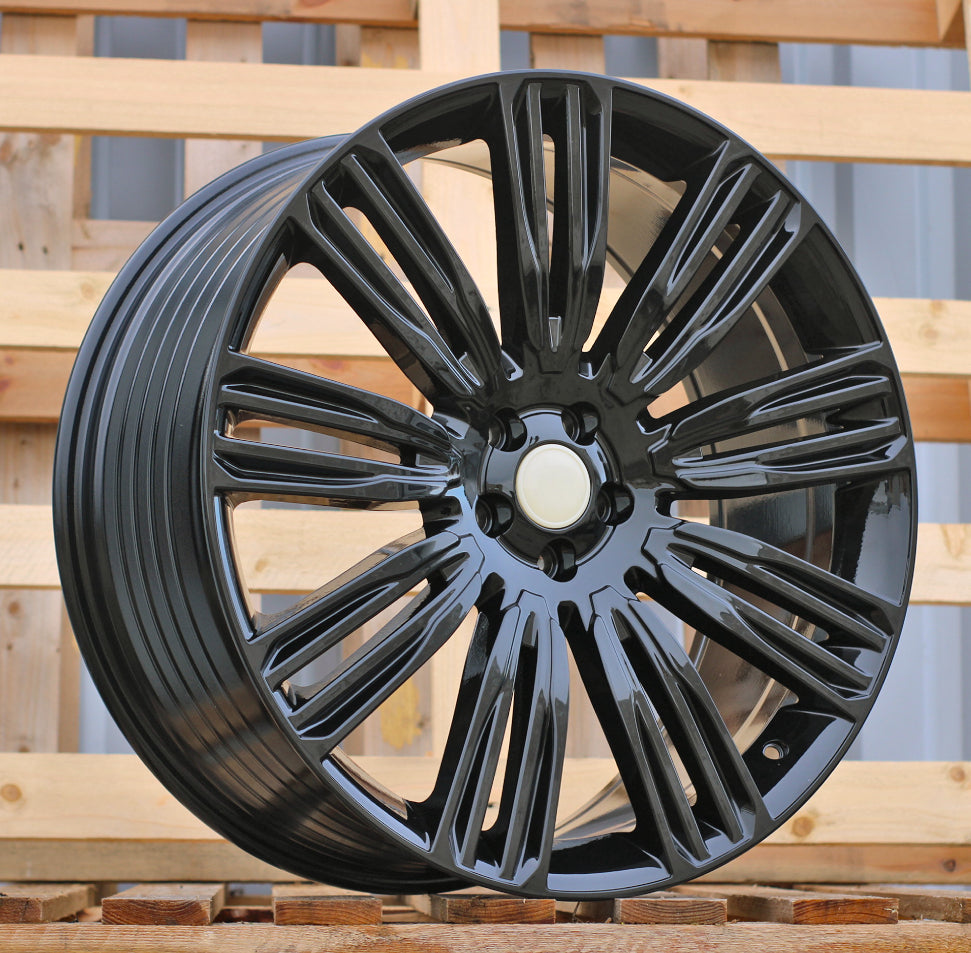 Alu kola pro Land Rover XE136 9.5x22 5x120 ET45 72.6 černá