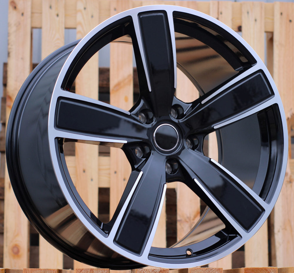 Alu kola pro Porsche FB0472J 11x21 5x130 ET58 71.6 Black Polished