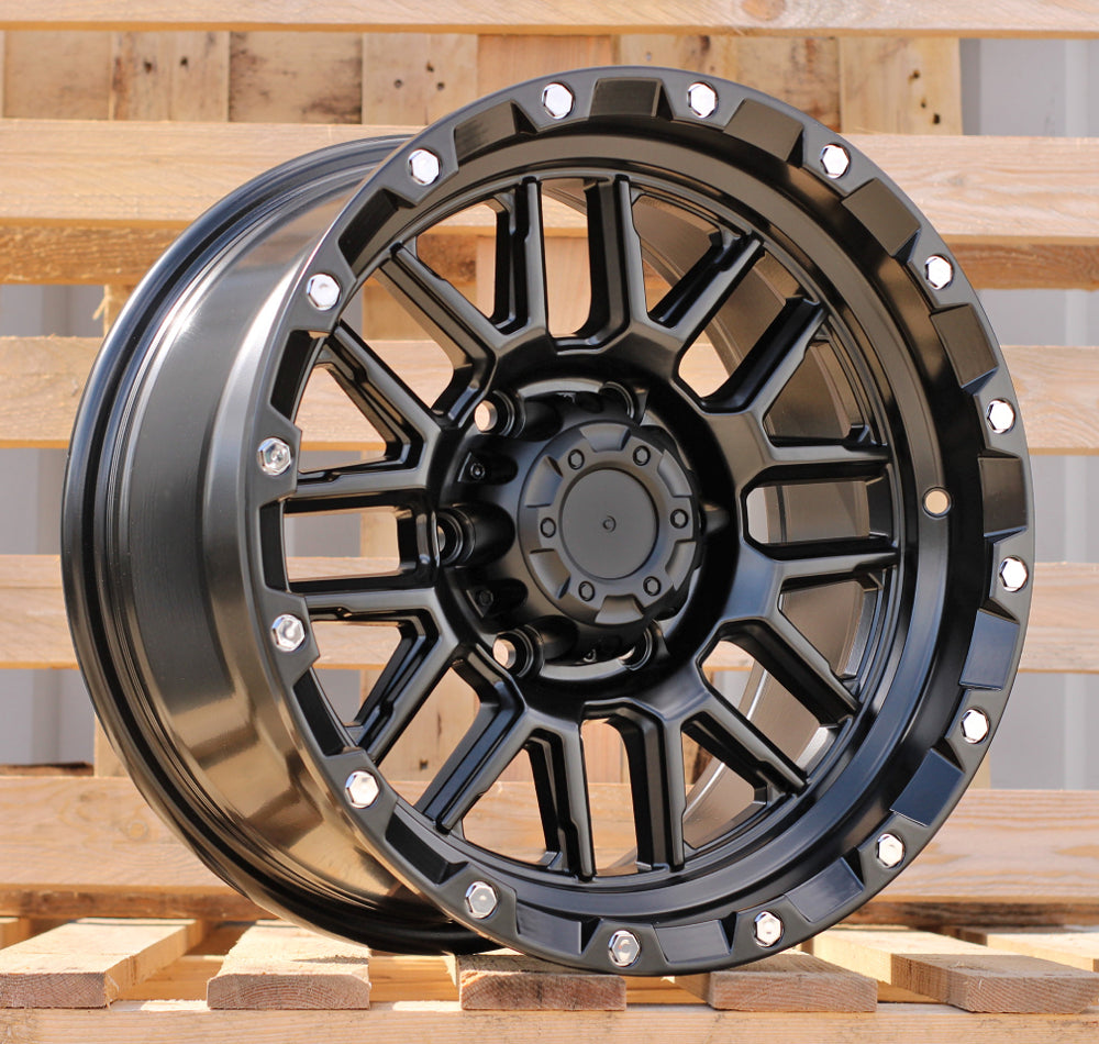 Alu kola pro Offroad JT148 8x16 6x139.7 ET 110.1 Black Matt