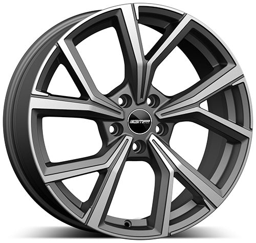 Alu kola GMP Mentor 7.5x19 5x112 ET37 57.1 matt anthracite diamond