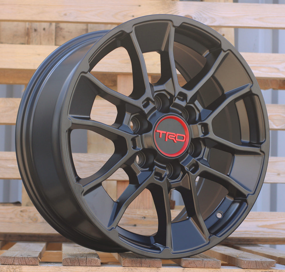 Alu kola pro Toyota Y1202 8x18 6x139.7 ET50 Black Half Matt