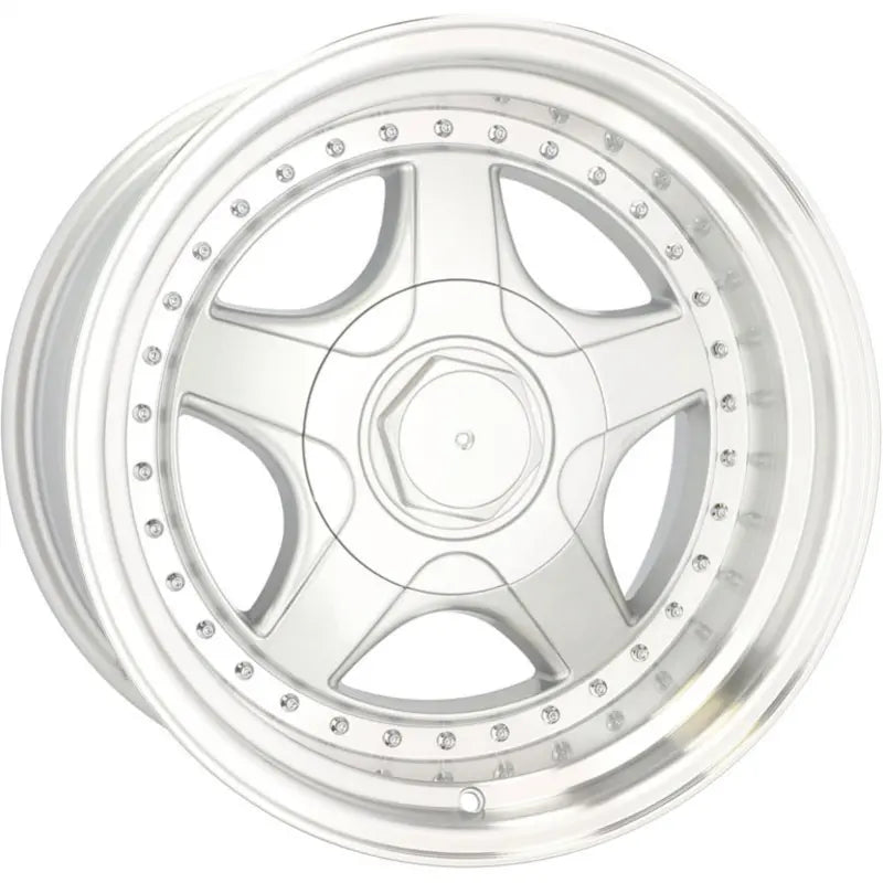 Alu kola pro BMW 7813F 8.5x17 5x120 ET20 74.1 Silver & Polished Lip | Wheelsup.cz