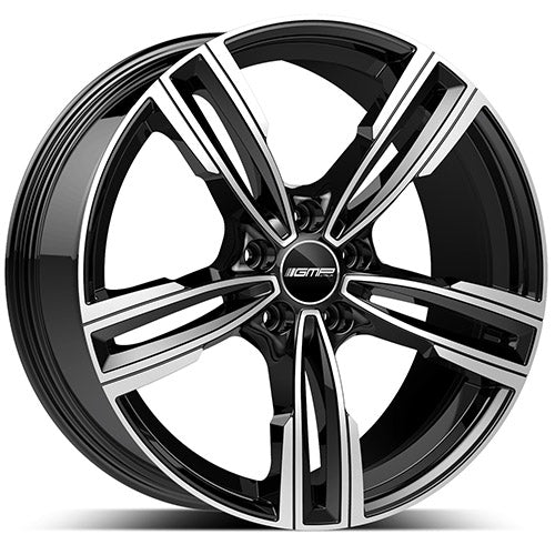 Alu kola GMP Reven 8x17 5x120 ET30 72.6 black diamond