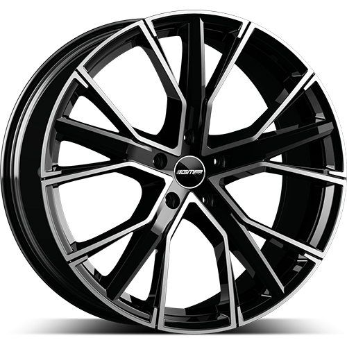 Alu kola GMP Gunner 8x18 5x112 ET25 66.5 black diamond