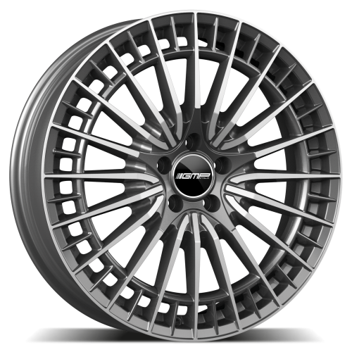 Alu kola GMP Qstar 8x19 5x112 ET35 66.6 matt anthracite diamond