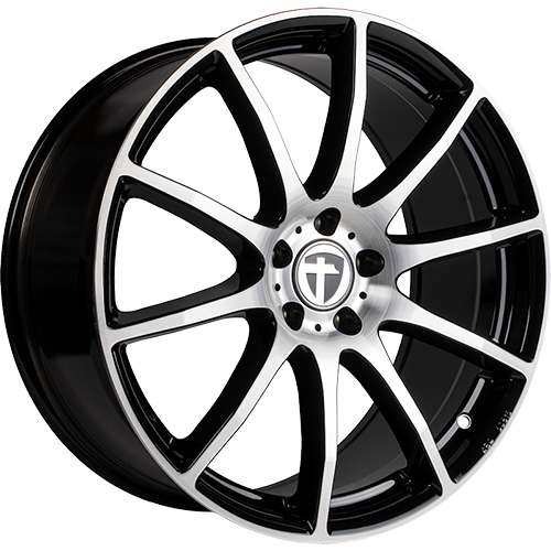 Alu kola Tomason TN1 Flow 8x20 5x112 ET45 66.6 black polished