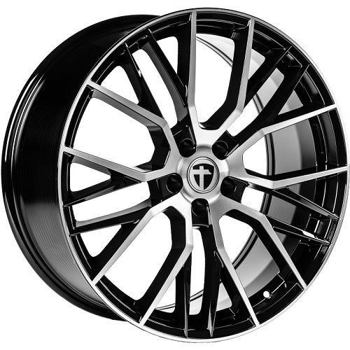Alu kola Tomason TN23 8.5x19 5x112 ET35 66.6 black diamond polished