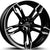 Alu kola GMP Dea 8.5x20 5x112 ET30 66.6 black diamond