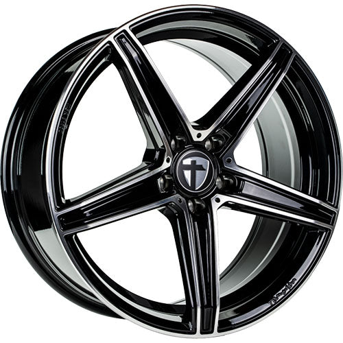 Alu kola Tomason TN20 8.5x20 5x112 ET30 72.6 black polished