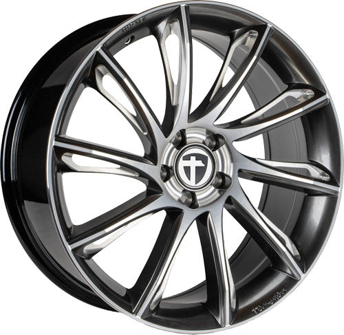 Alu kola Tomason TN24 8.5x20 5x112 ET30 72.6 dark hyper black CC pol