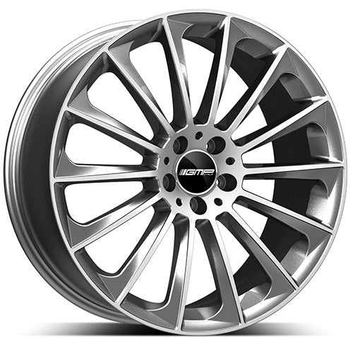 Alu kola GMP Stellar 8.5x20 5x112 ET45 66.6 anthracite diamond