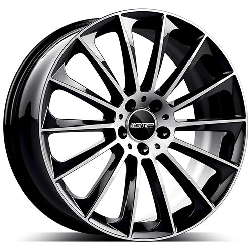 Alu kola GMP Stellar 8.5x21 5x112 ET32 66.6 black diamond