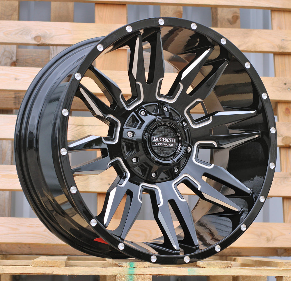 Alu kola pro Offroad B1737 10x20 6x135 ET 106.1 Black