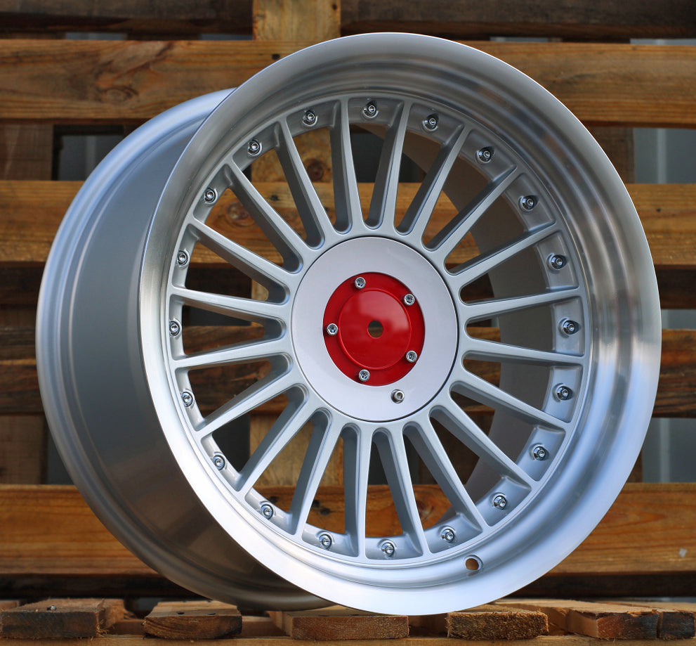Alu kola pro BMW 7307F 8x17 5x120 ET20 Silver & Polished Lip