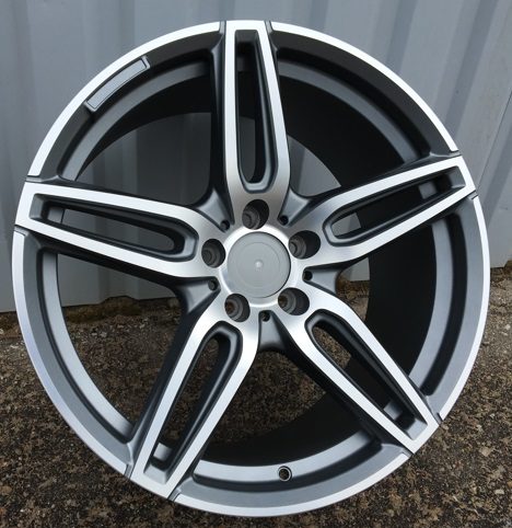 Alu kola pro Mercedes XE225 9.5x19 5x112 ET43 Grey Polished