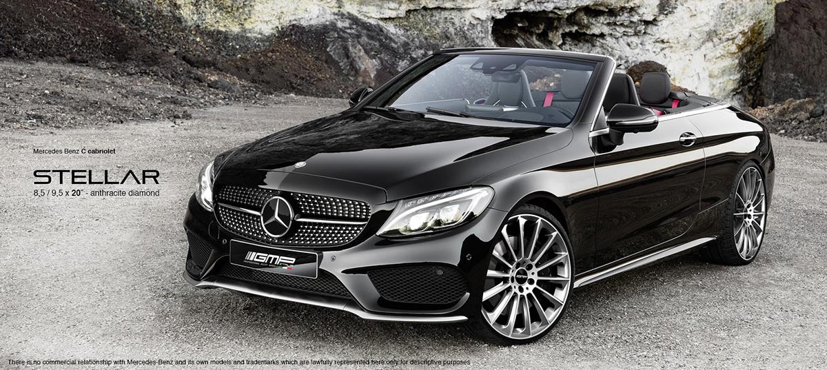 Alu kola GMP Stellar 9x18 5x112 ET50 66.6 anthracite diamond