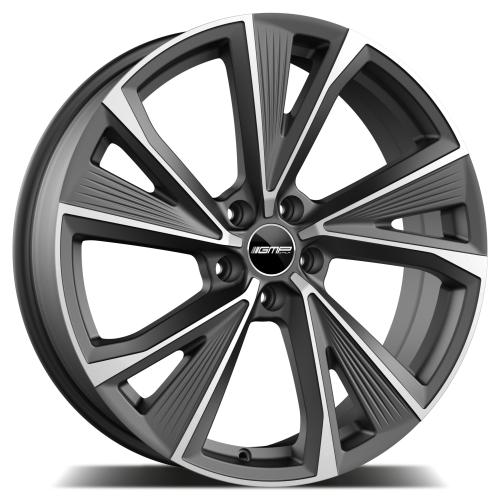 Alu kola GMP Evento 9x20 5x112 ET40 66.5 matt anthrazite diamond | Wheelsup.cz