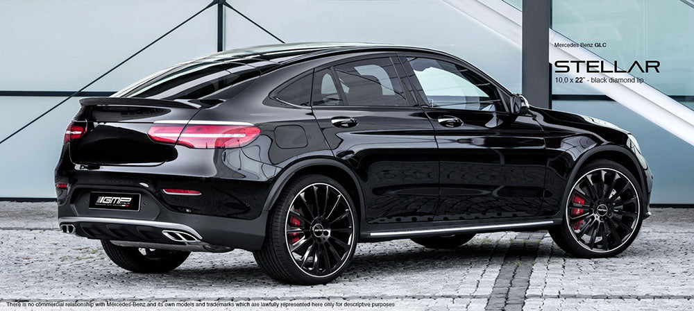 Alu kola GMP Stellar 9.5x20 5x112 ET50 66.6 black diamond lip